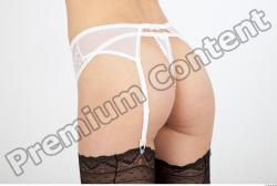 Hips Woman White Underwear Slim Panties Clothes photo references